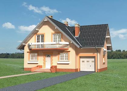 Фасад дома EIG-7464-49 Фасад дома EIG-7464-49